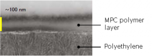 Surface of the new artificial hip joint